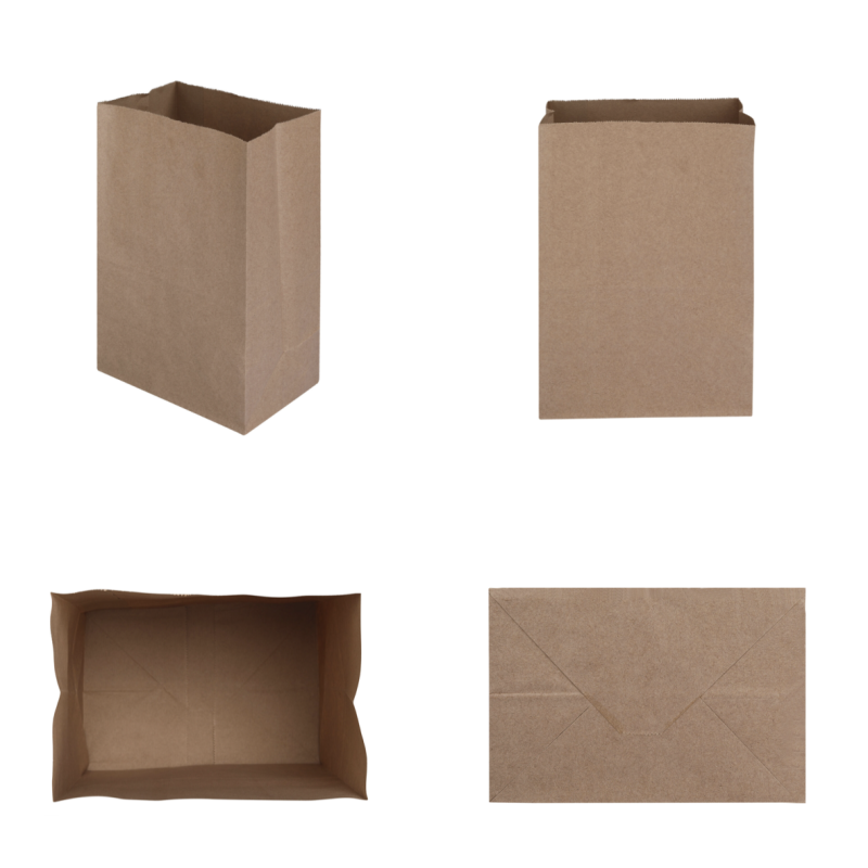 Kraft Paper Bags Wholesale - OEM Eco-Friendly Flat Handle Bags