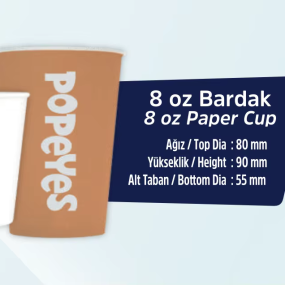 Paper Cup Factory - OEM 7 oz PE Coated Kraft Paper Cup