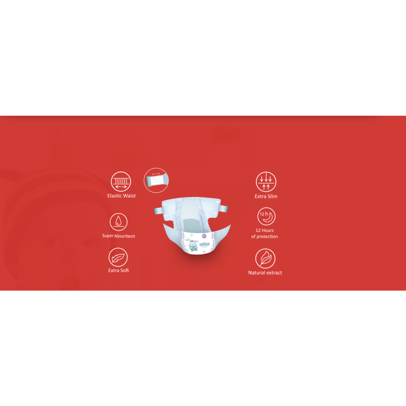 Baby Diapers Factory - OEM Cotton Feel Secure Fit Diapers