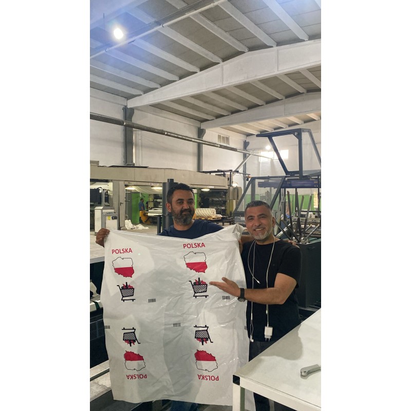 Plastic Shopping Bags Wholesale - OEM Bottom Gusset Flexiloop Bags