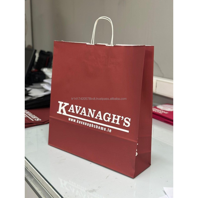 Kraft Paper Bags Wholesale - OEM Twisted Handle Food Packaging Bags