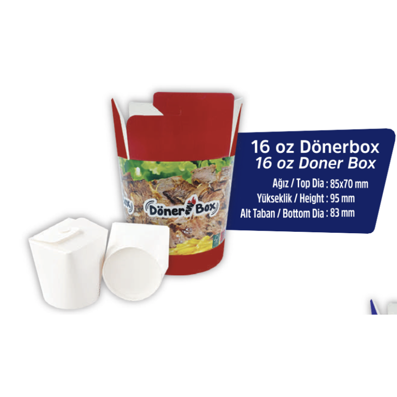 Doner Box Manufacturer - OEM 26 oz Leak-Proof Takeaway Container