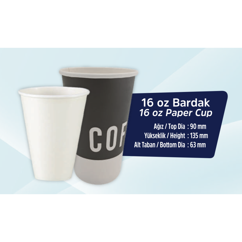 Paper Cup Manufacturer - OEM 16 oz Biodegradable Coffee Cup