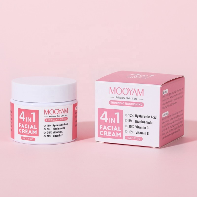 Facial Cream Supplier - OEM 4 in 1 Nicotinamide Vitamin C Aging