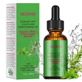 Hair Oil Supplier - OEM Biotin Rosemary Promote Growth Strengthen