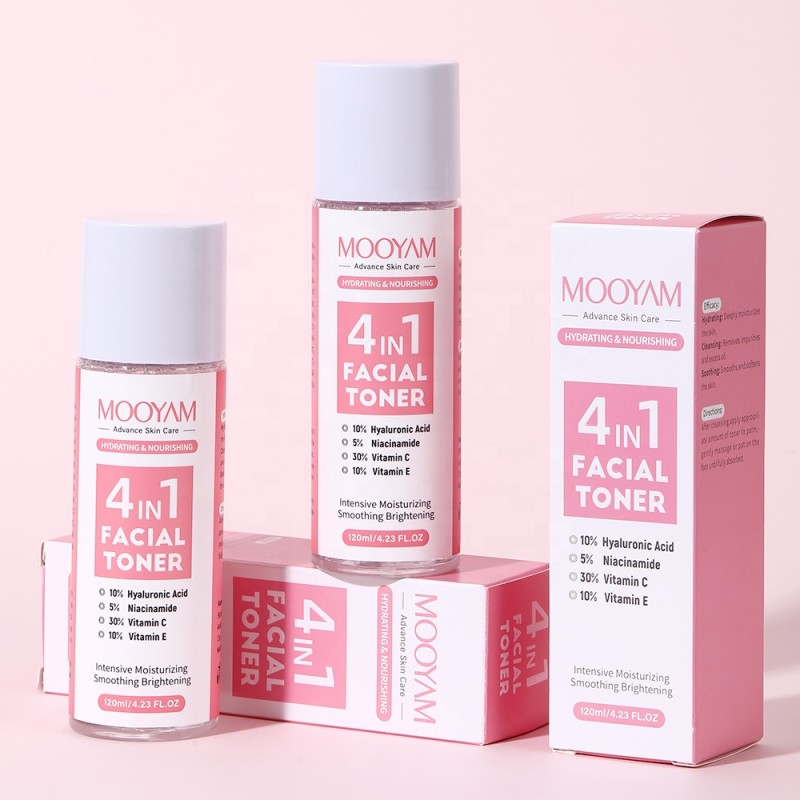 Facial Toner Supplier - OEM 4 in 1 VC Blemish Fade Hydrating