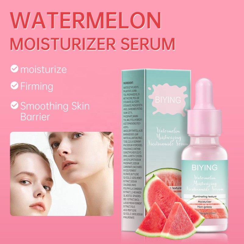 Watermelon Serum Factory - OEM Niacinamide Hyaluronic Acid Brightening