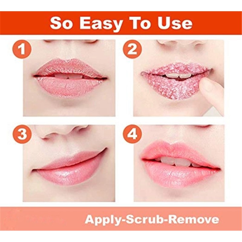 Lip Scrub Supplier - OEM GMPC Exfoliating Organic Strawberry Flavor