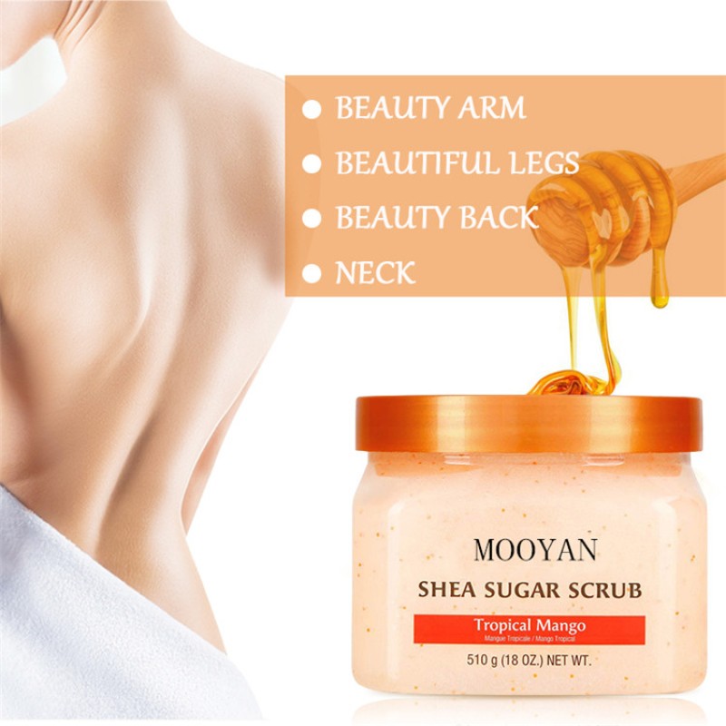 Body Scrub Manufacturer - OEM Vegan Lightening Shea Butter Sugar