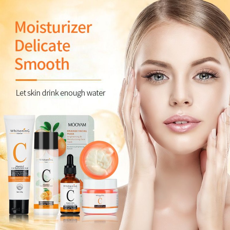 Beauty Set Manufacturer - OEM Vitamin C Anti-aging Brightening Kit