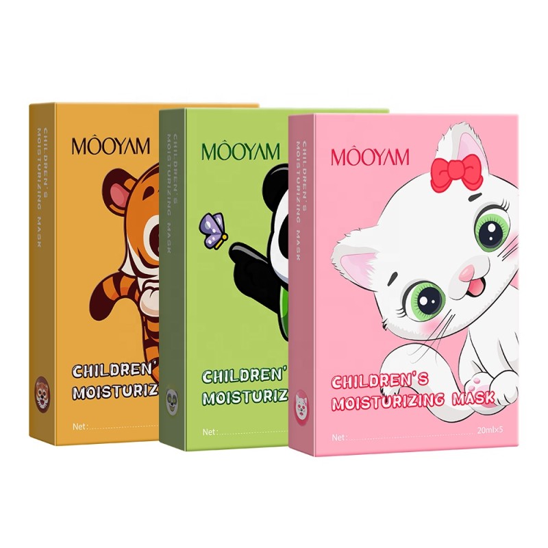 Children Face Mask Supplier - OEM Animal Shaped 5pcs/Box Moisturizing