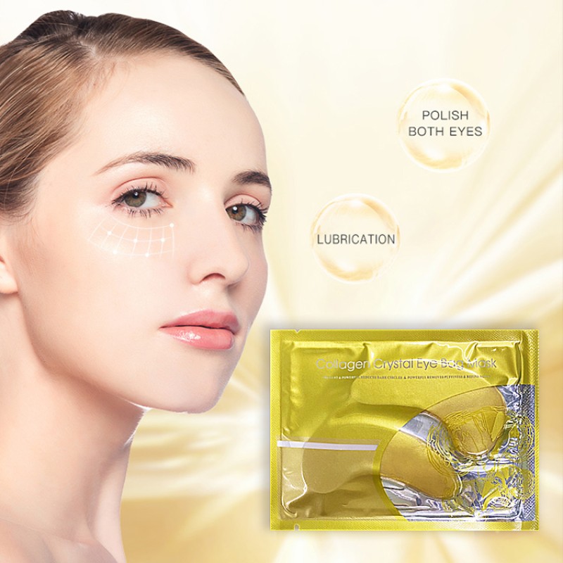 Eye Mask Supplier - OEM Crystal Golden Gel 24K Hydrogel Collagen