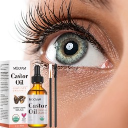 Castor Oil Supplier - OEM 100% Natural Cold Pressed Organic Moisturizing