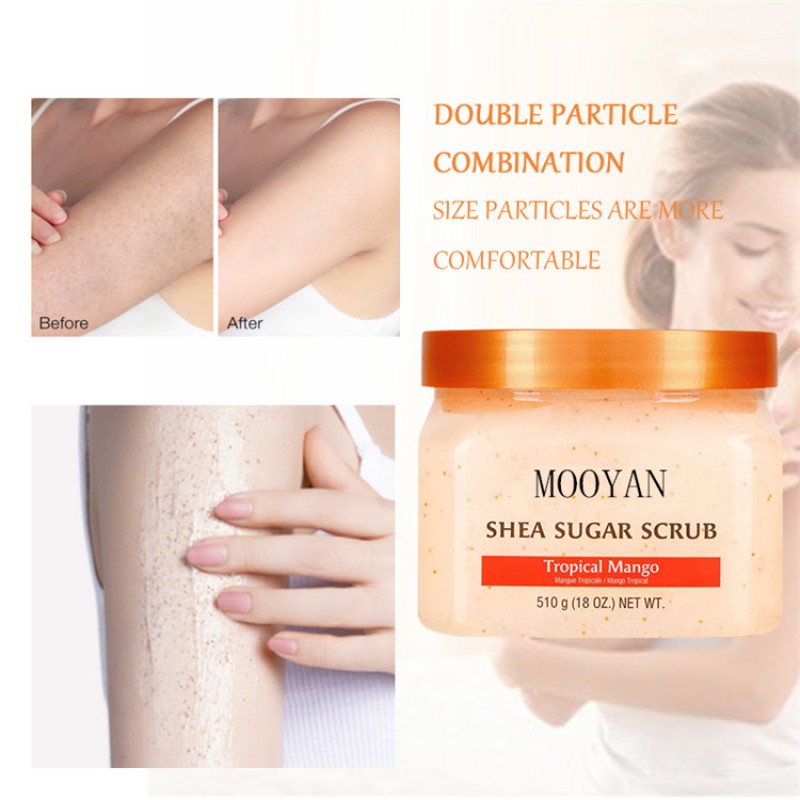 Body Scrub Manufacturer - OEM Vegan Lightening Shea Butter Sugar