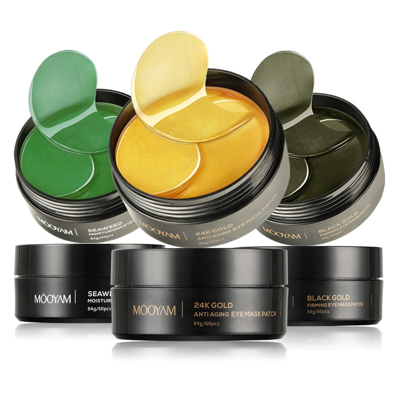 Gold Eye Mask Factory - OEM 24K Aging Firming Black Gold Patch