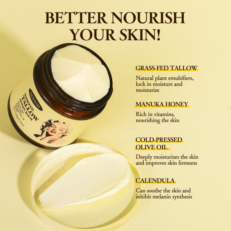 Tallow Balm Manufacturer - OEM Organic Manuka Honey Skin Care Cream