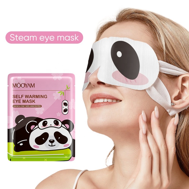 Eye Mask Manufacturer - OEM Panda Steam Heating Travel Sleep Mask