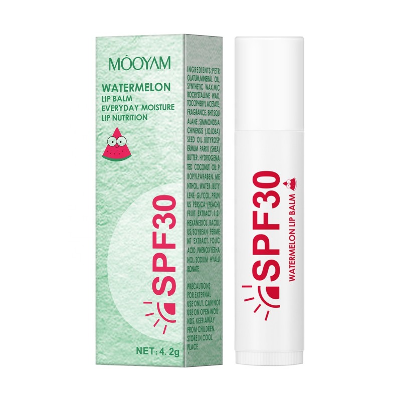 Lip Balm Manufacturer - OEM Watermelon SPF 30 Shea Butter Honey