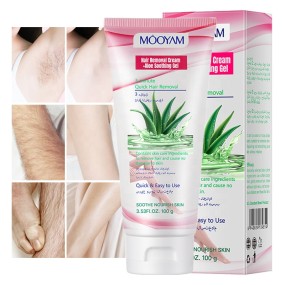 Hair Remover Manufacturer - OEM 5 Mins Painless Depilatory Aloe Vera