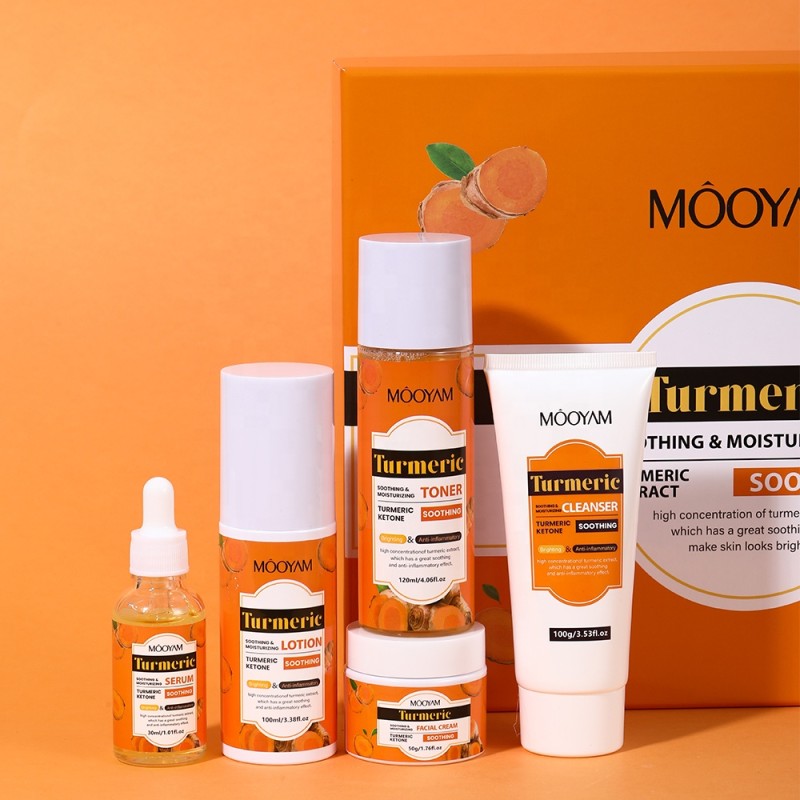 Turmeric Set Supplier - OEM Organic Korean Aging Herbal Skin Care