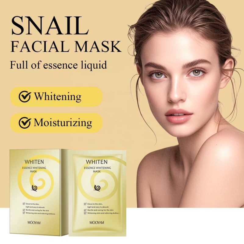Snail Mask Manufacturer - OEM Collagen Moisturizing Whitening Sheet Mask
