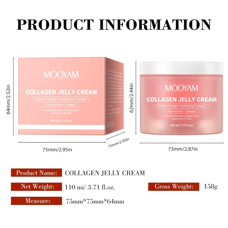 Collagen Cream Supplier - OEM Hydrolyzed Niacinamide Face Moisturizer