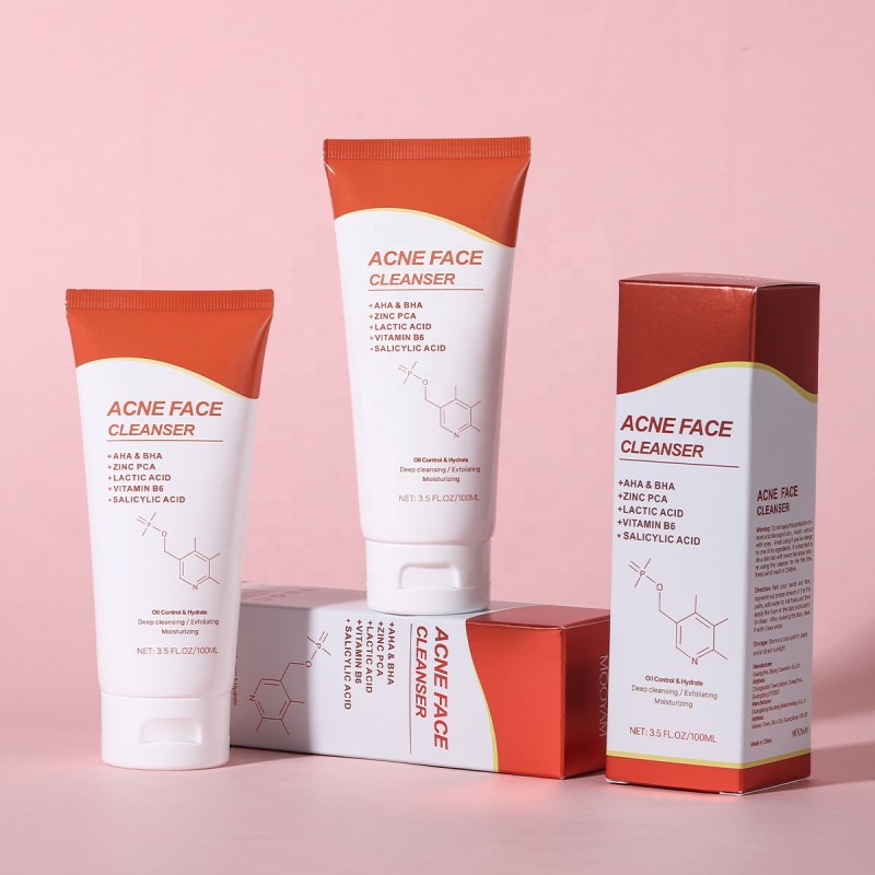 Acne Face Wash Factory - OEM Natural Tea Tree Salicylic Acid Cleanser