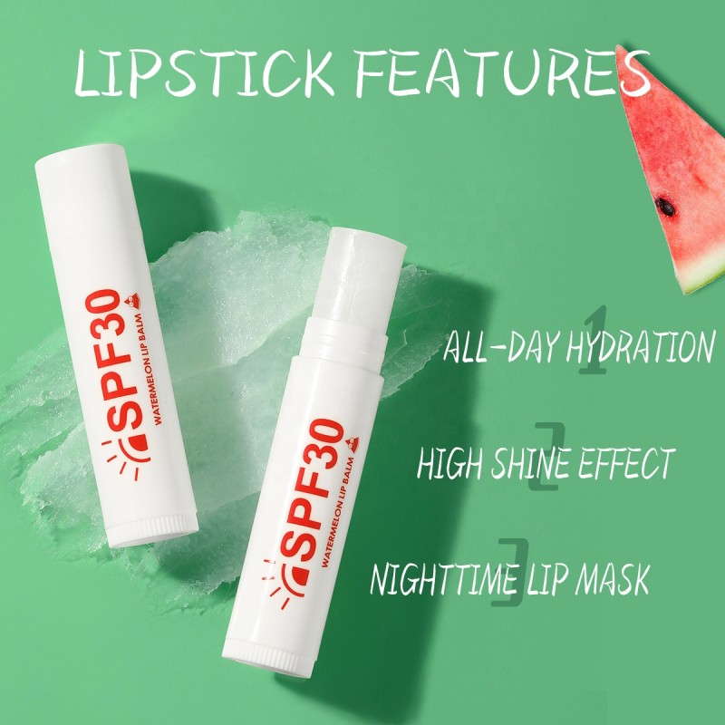 Lip Balm Manufacturer - OEM Watermelon SPF 30 Shea Butter Honey