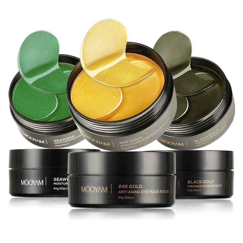 Eye Patch Manufacturer - OEM Seaweed Collagen Dark Circle Gold Mask
