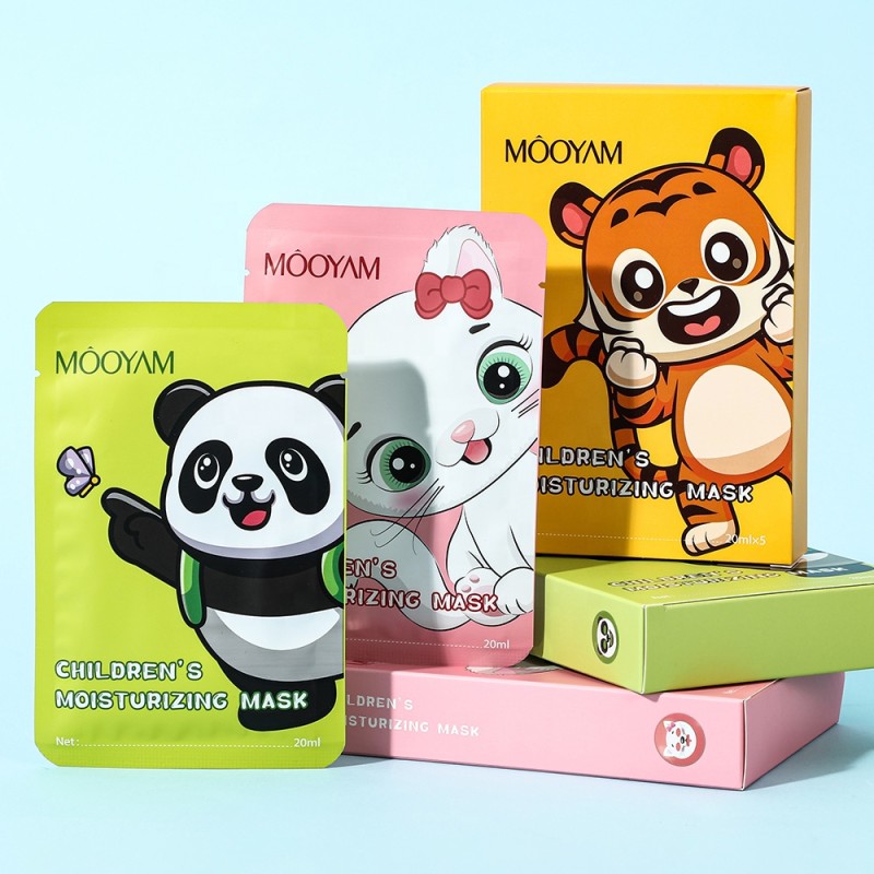 Children Face Mask Supplier - OEM Animal Shaped 5pcs/Box Moisturizing