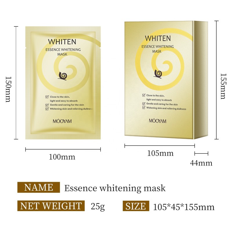Snail Mask Manufacturer - OEM Collagen Moisturizing Whitening Sheet Mask