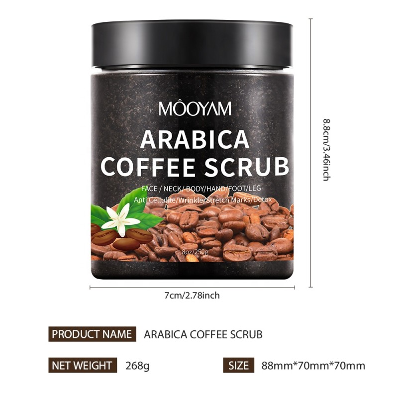 Coffee Scrub Supplier - OEM Beauty Salon Organic Firming Lightening
