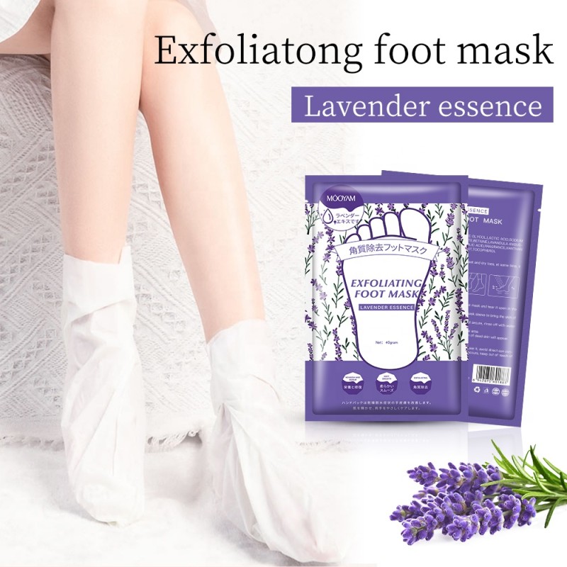 Foot Mask Manufacturer - OEM Lavender Exfoliating SPA Peeling Care