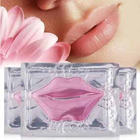 Lip Mask Manufacturer - OEM Gold Glitter Pink Clear Collagen Lip