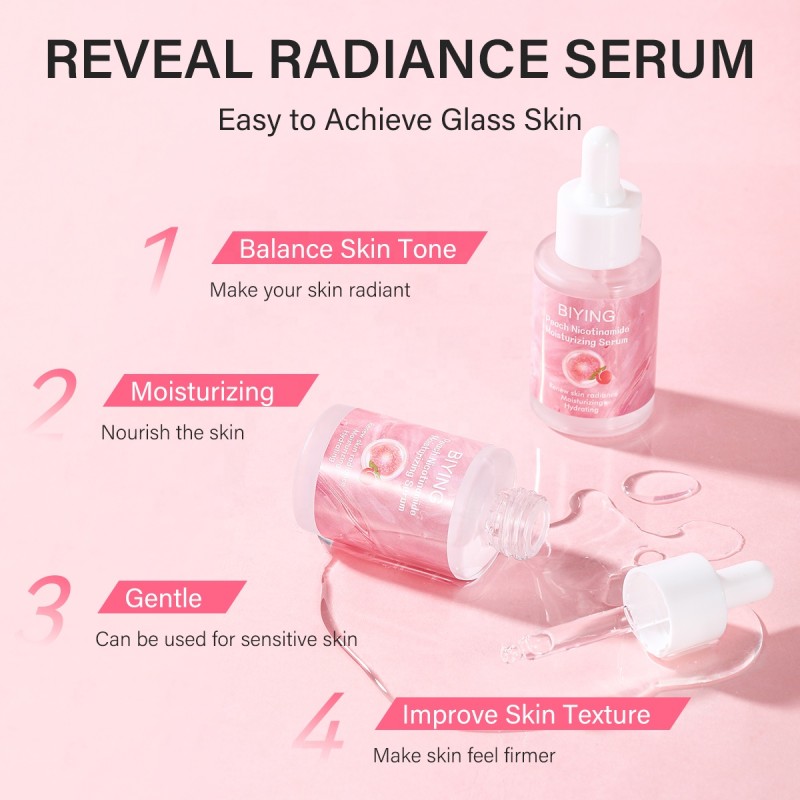 Peach Serum Factory - OEM Korean Dark Spot Correcting Niacinamide