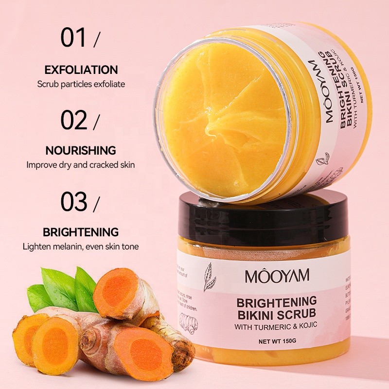 Body Scrub Factory - OEM Kojic Acid Turmeric Bikini Brightening