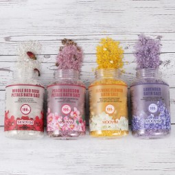 Bath Salt Manufacturer - OEM Rose Petal Himalayan Crystal Soaking