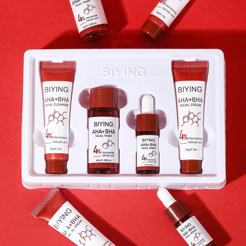 Skin Care Set Factory - OEM AHA BHA 30 Days Miracle Travel Kit