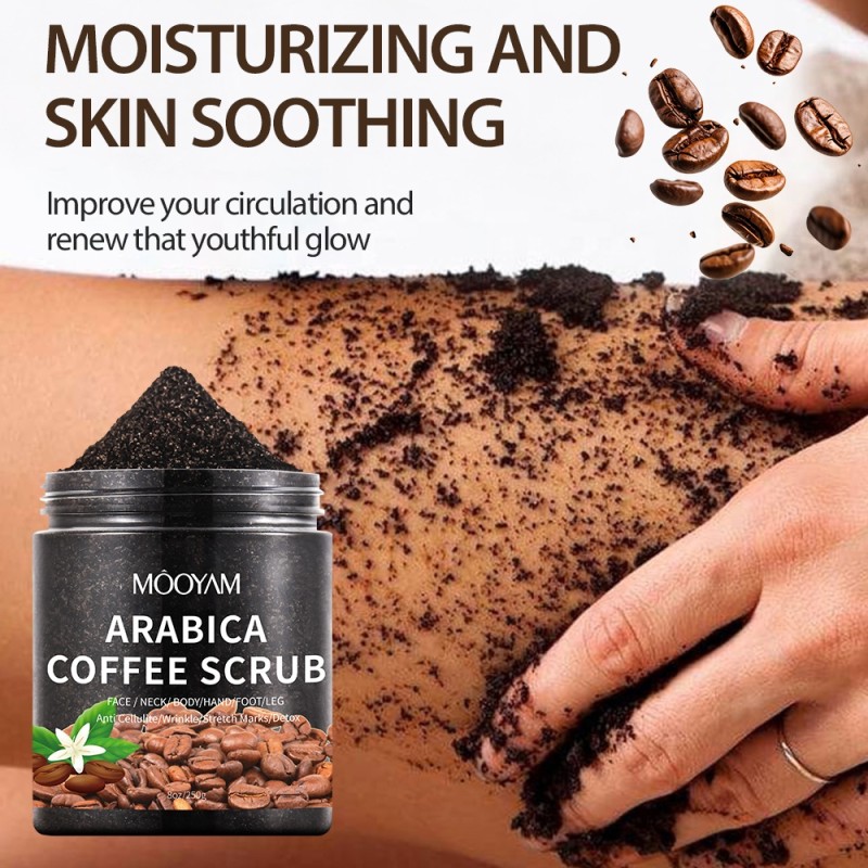 Coffee Scrub Supplier - OEM Beauty Salon Organic Firming Lightening