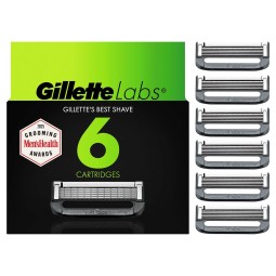 Razor Blade Refills Supplier - Gillette Labs 6 Count