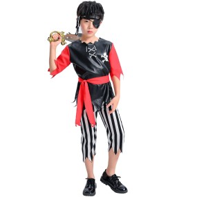 Pirate Costume Factory - OEM Carnival Striped Cosplay