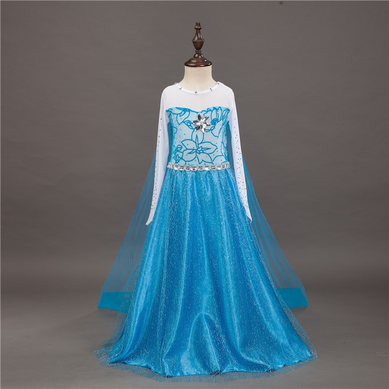 Anna Elsa Costume Supplier - OEM Summer Cotton Princess Dress