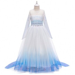 Elsa Dress with Train Factory - OEM Beading Long Sleeve Costume