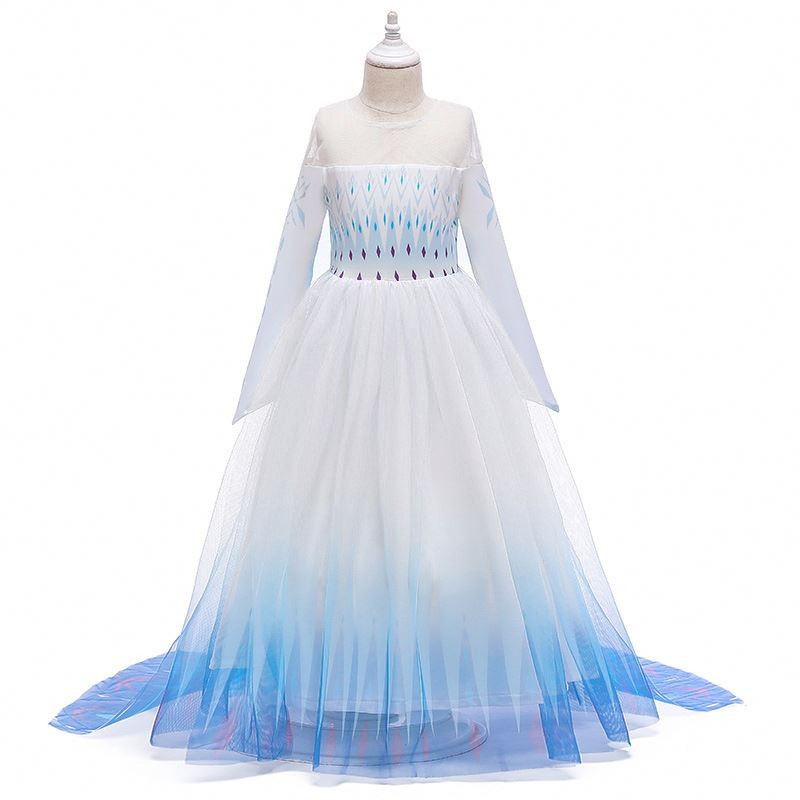 Elsa Dress with Train Factory - OEM Beading Long Sleeve Costume