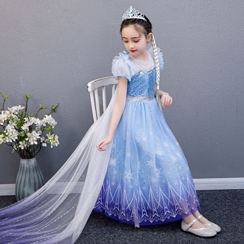 Snow Queen Costume Supplier - OEM Adult Elsa Dress
