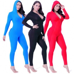 Women Jumpsuit Supplier - OEM Ribbed Sexy Bodycon Outfit