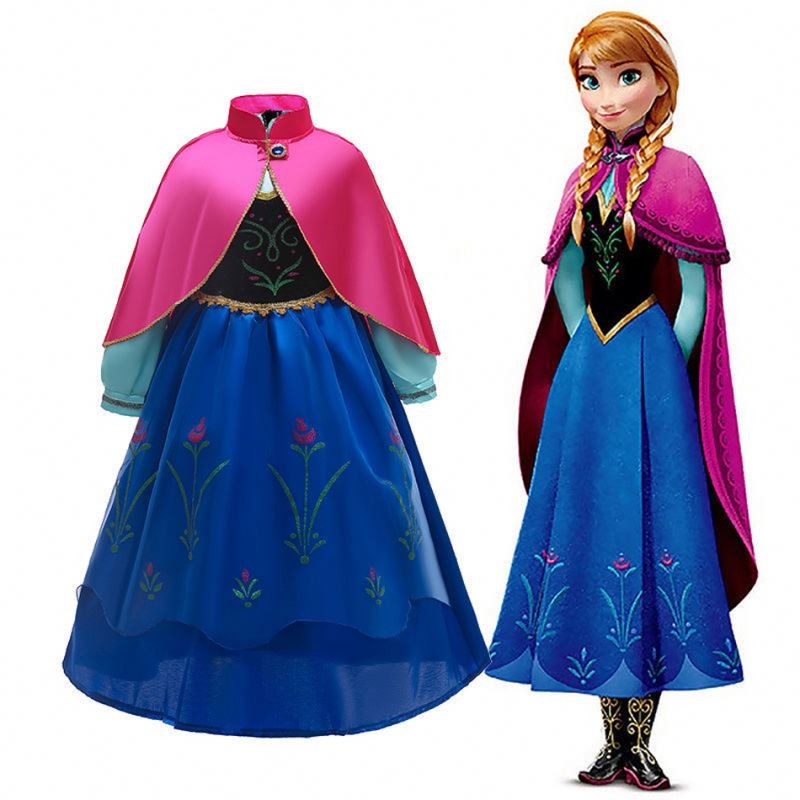 Women Elsa Costume Factory - OEM Adult Dress with Cloak
