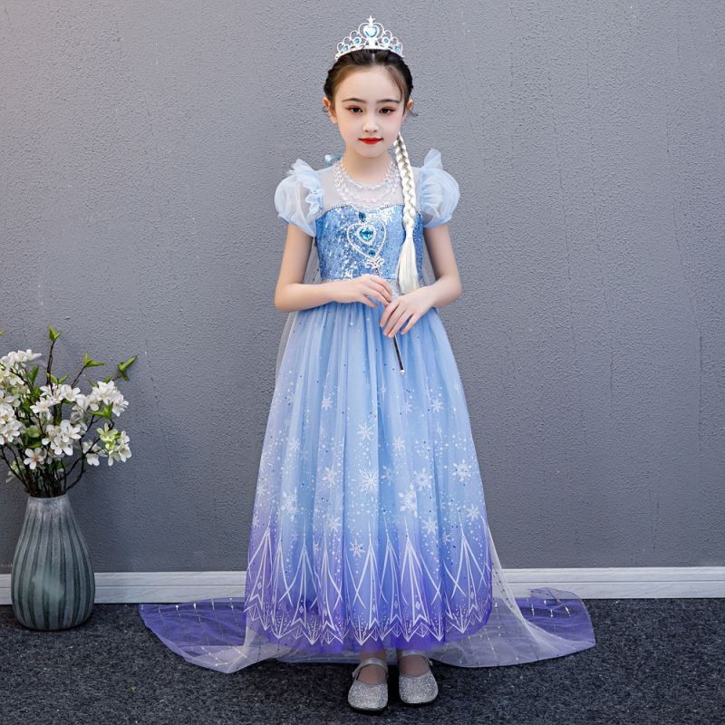 Snow Queen Costume Supplier - OEM Adult Elsa Dress