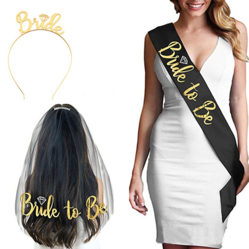 Bridal Veil Supplier - OEM Double Ribbon Wedding Veil