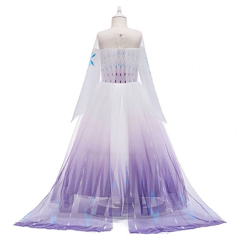 Elsa Dress with Train Factory - OEM Beading Long Sleeve Costume